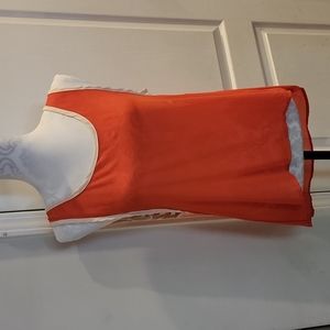 EUC!!! Sheer Side Cutout Droptail Tank 100% Polyester